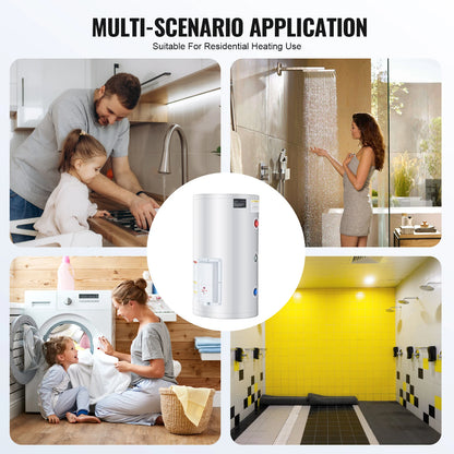 SucceBuy Electric Water Heater 40/70L – LED Display, Knob Control, IPX4, Keep Warm