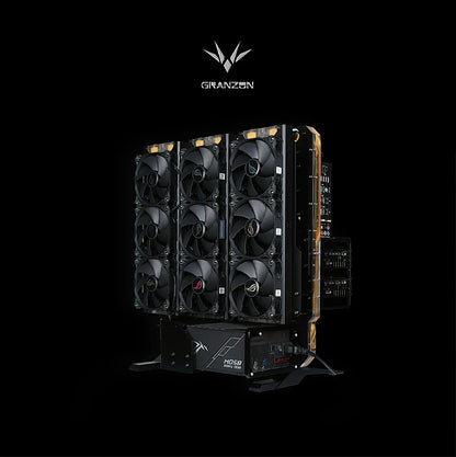 Granzon G20 Open Frame Chassis Distro Plate – Water Cooling Computer Case