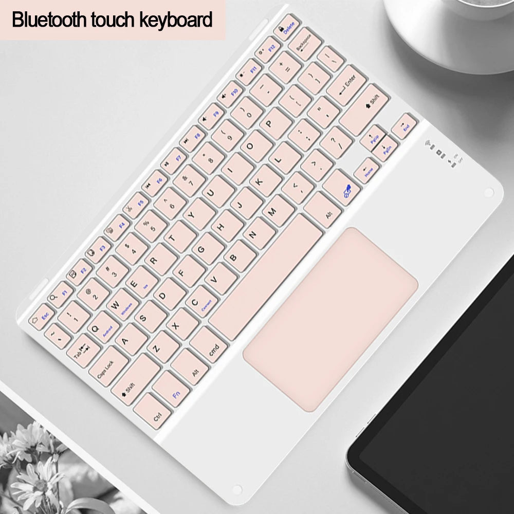 Touchpad Bluetooth Wireless Keyboard – For iPad, iPhone, Android, Windows PC & Laptop