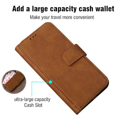 Blackview BV9200 wallet case with stand by R.E.D. Shopping, a black phone holster cover with card slots and built-in stand feature.