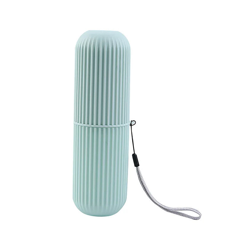 Portable Toothbrush & Toothpaste Holder Case – Travel & Camping Storage Box