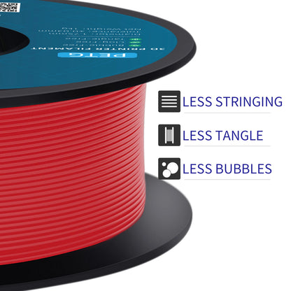 GEEETECH PETG 3D Printer Filament – 1.75mm, 1KG, Vacuum Packaging, Tangle-Free