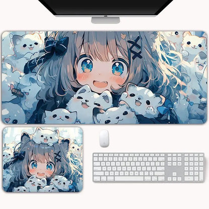 Hatsune Miku XXL Gaming Desk Mat – Anime Mouse Pad, Non-Slip