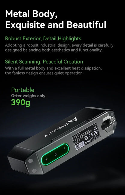 Creality CR-Scan Otter Handheld 3D Scanner – 0.02mm Accuracy | Full-Color | Anti-Shake