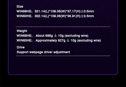 AULA WIN60/WIN68 HE Magnetic Switch Gaming Keyboard — Rapid Trigger, RGB, Hotswap