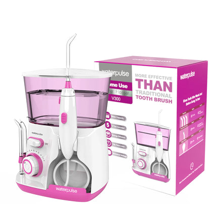 Electric Sonic Toothbrush USB Rechargeable | Waterproof | Travel Set with Replacement Heads
