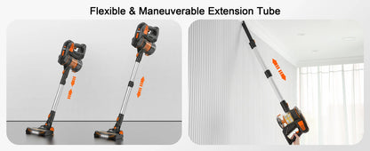 INSE V770 Cordless Stick Vacuum Cleaner – 25kPa, 235W, 6-in-1, 40min Battery