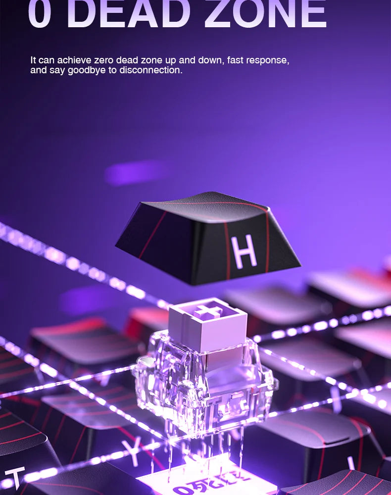 AULA WIN60/WIN68 HE Magnetic Switch Gaming Keyboard — Rapid Trigger, RGB, Hotswap