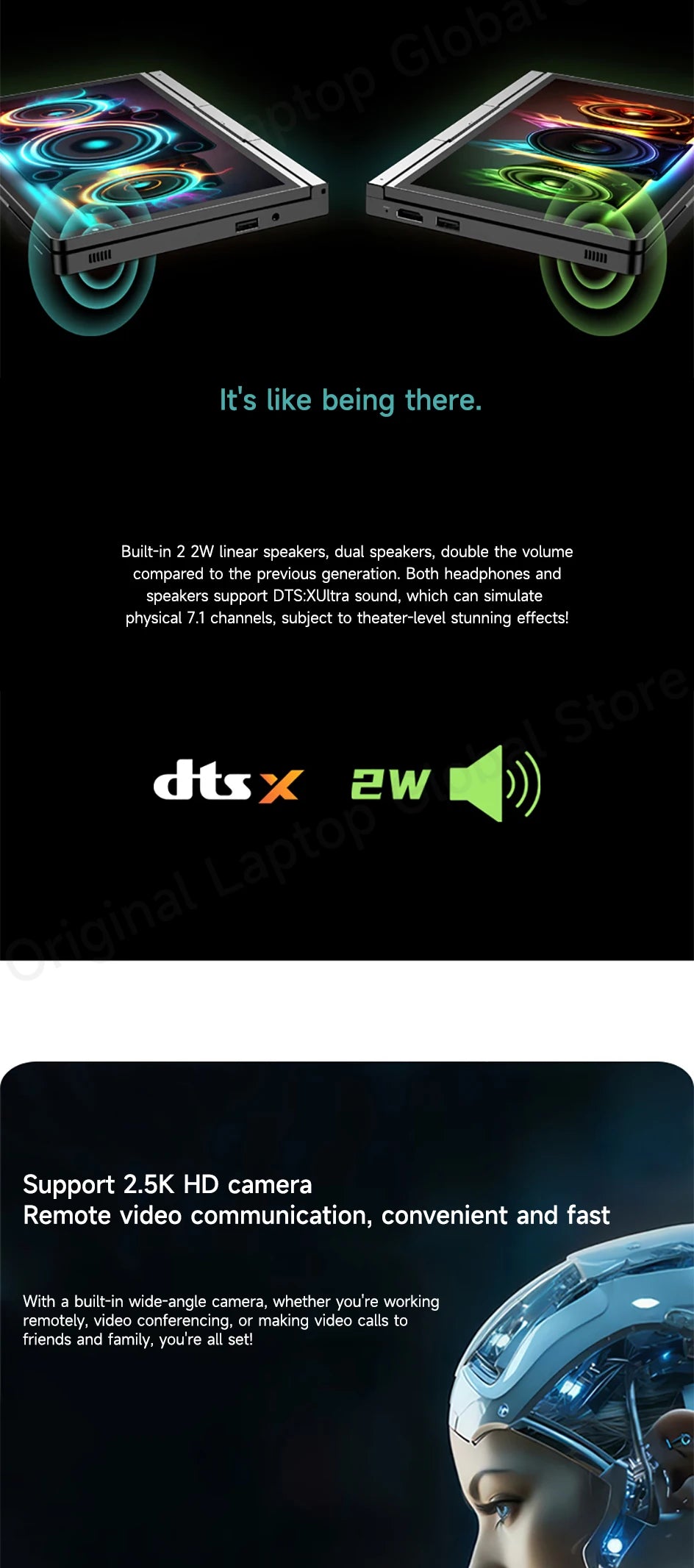 GPD Pocket 4 Mini Laptop – 8.8" 2.5K 144Hz, AMD Ryzen 7 8840U / AI 9 HX 370, Up to 32GB RAM