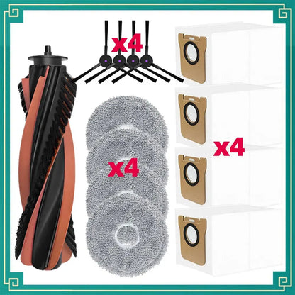 JONR P20 PRO / T5 Pro Robot Vacuum Replacement Parts | Main Brush, Side Brush, HEPA Filter, Mop Cloth