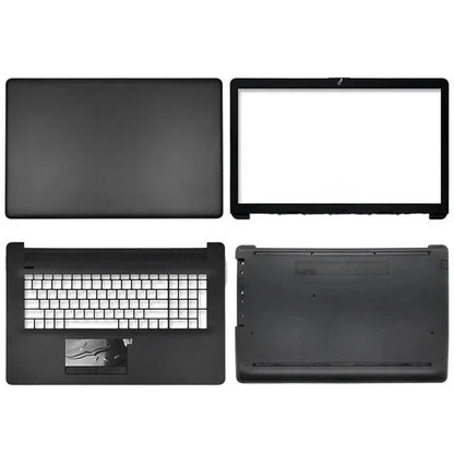 HP 17-BY/17-CA Laptop Replacement Parts — LCD Cover, Palmrest, Bottom Case (Silver/Black)