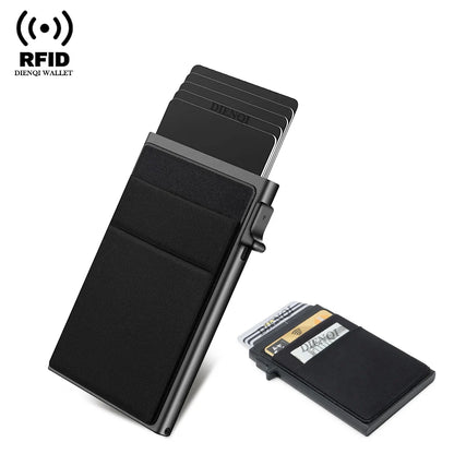 RFID Blocking Slim Metal Card Holder Wallet