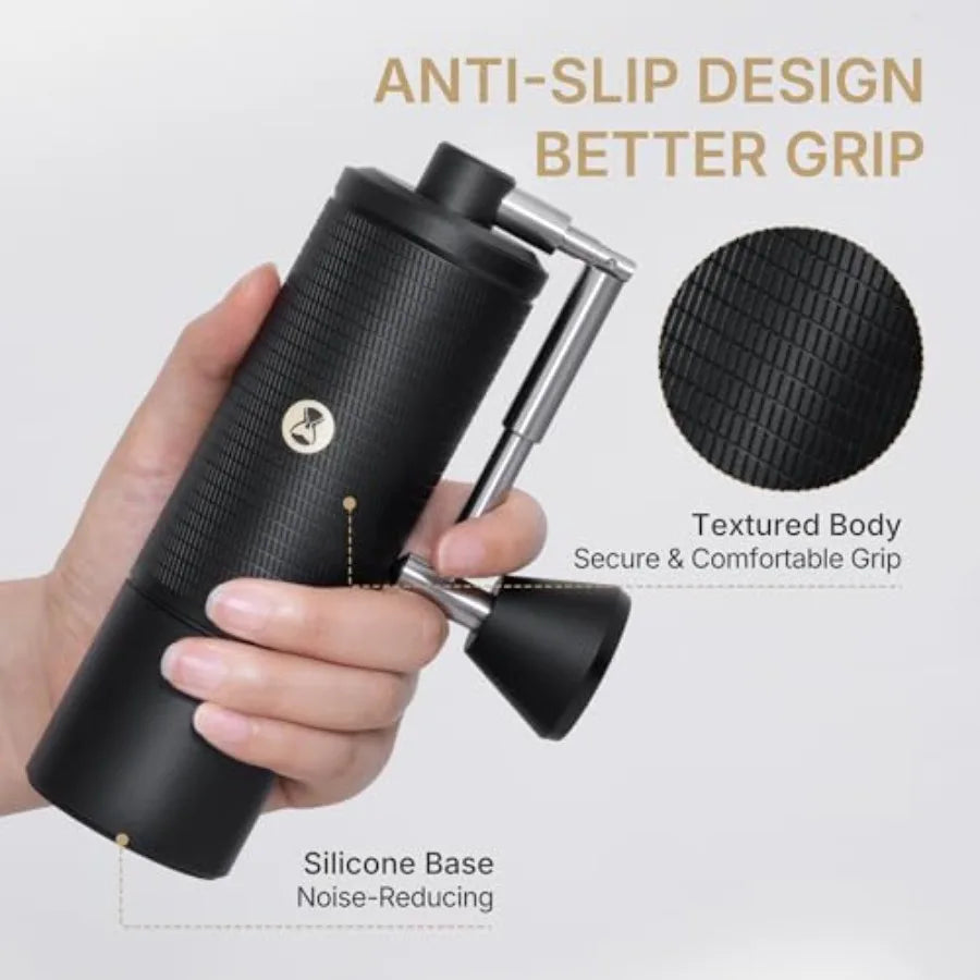 Timemore C5 PRO Manual Coffee Grinder | Stainless Steel Burr, Adjustable Grind