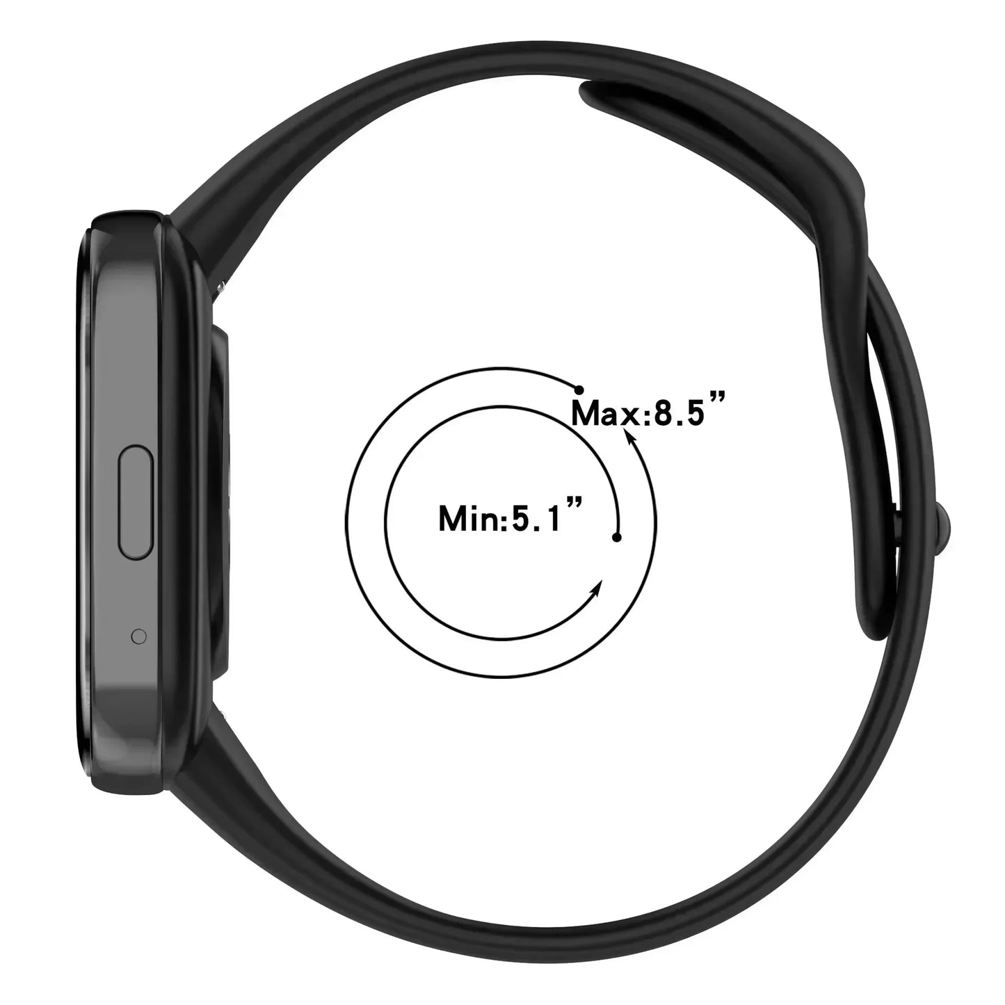 Silicone Strap & Case for Xiaomi Redmi Watch 3 / Active / Lite | Sport Band