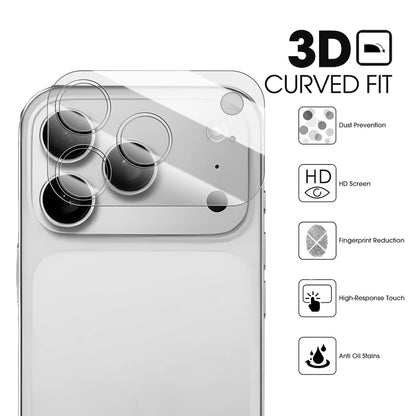 Camera Lens Tempered Glass for iPhone 17 Pro Max / 17 Air | Full Coverage Anti-Scratch Lens Protector (1-5 Sets)