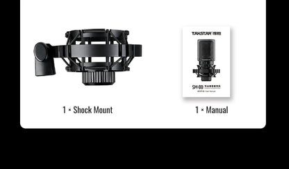 TAKSTAR SM-8B (2nd Gen) XLR Condenser Microphone – Studio Mic for Podcasting, Streaming & YouTube