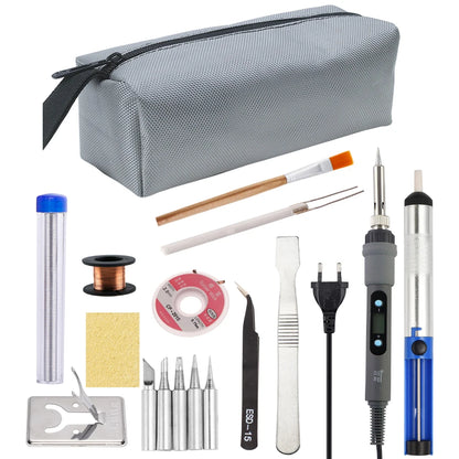 60W / 80W Adjustable Temperature Electric Soldering Iron – Digital Display
