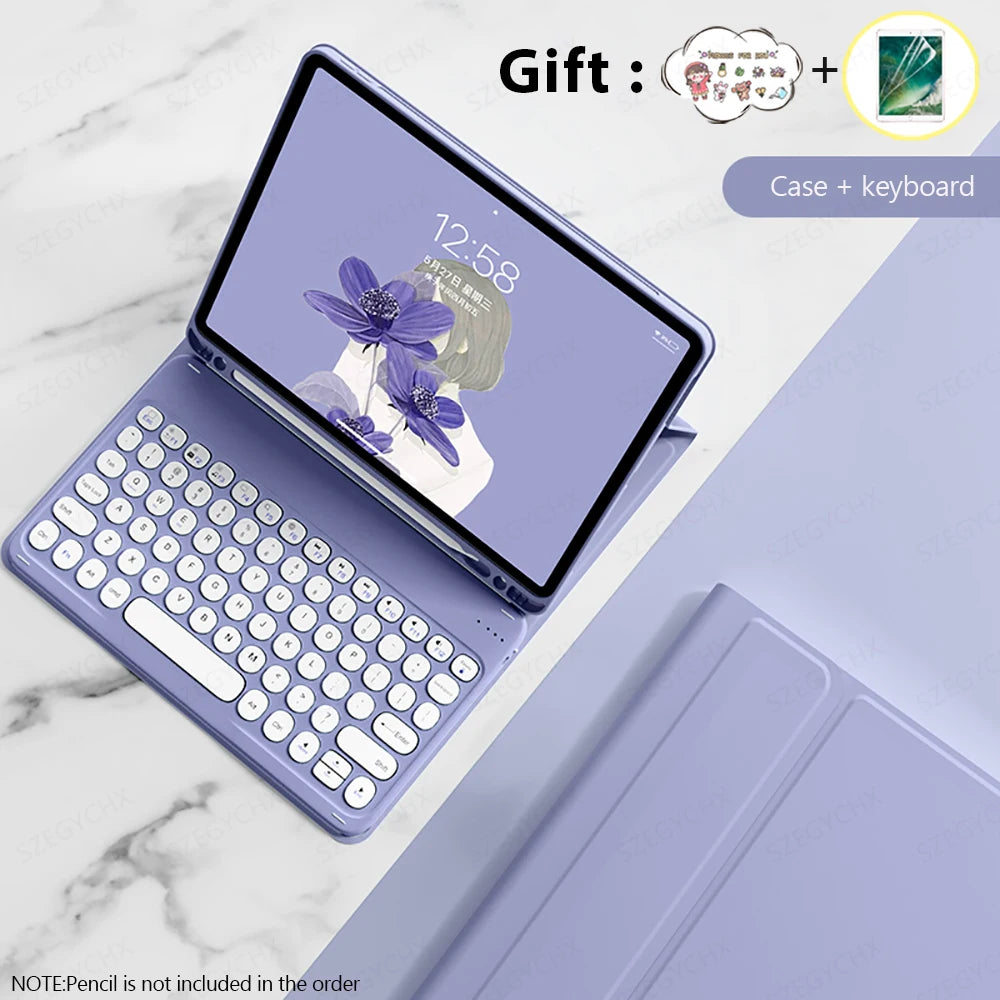 Bluetooth Keyboard & Mouse Case for iPad – Pro, Air, 10th Gen, Mini
