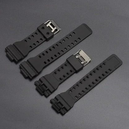 Silicone Replacement Watch Strap for Casio G-Shock GA-100/110/200/400/700 – 16mm Resin Band