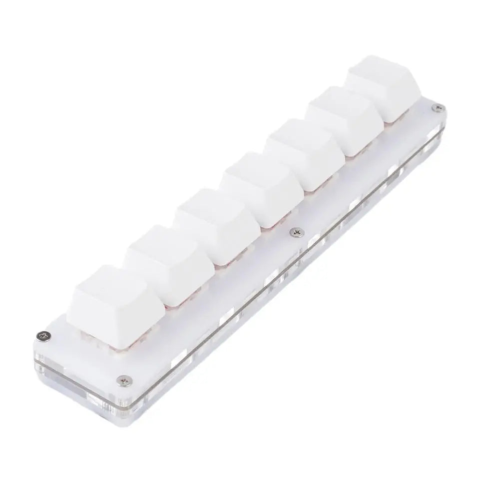 Mini 7-Key Programmable Macro Mechanical Keyboard – USB Wired DIY Macropad for Gaming & Work