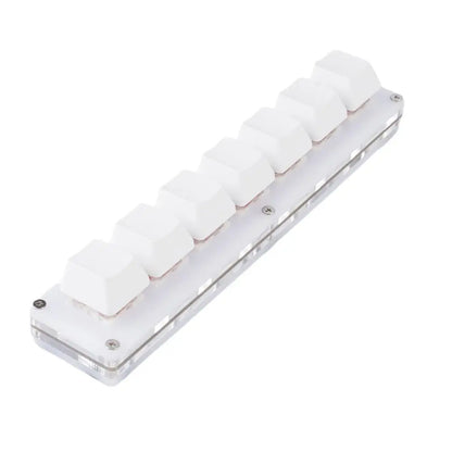 Mini 7-Key Programmable Macro Mechanical Keyboard – USB Wired DIY Macropad for Gaming & Work