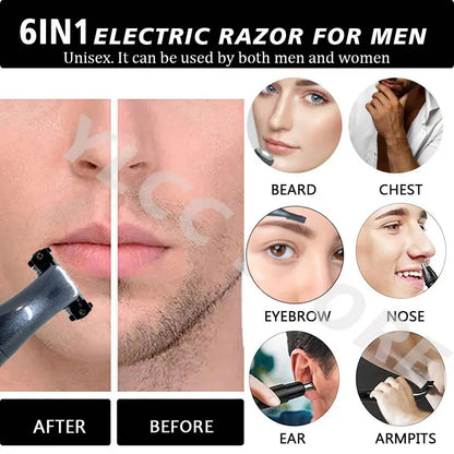 Intimate Areas Precision Shaver & Trimmer – Bikini Line, Pubic Hair & Beard Clipper for Men