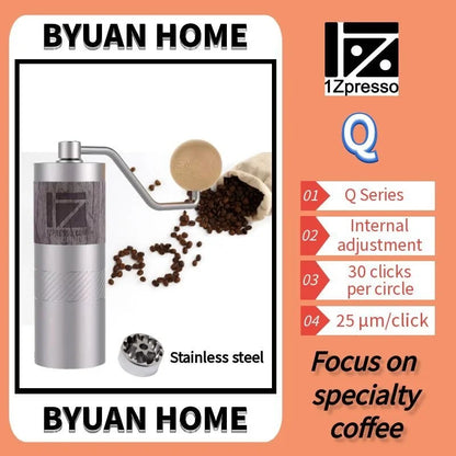 1Zpresso Q Portable Manual Coffee Grinder – Aluminum Alloy