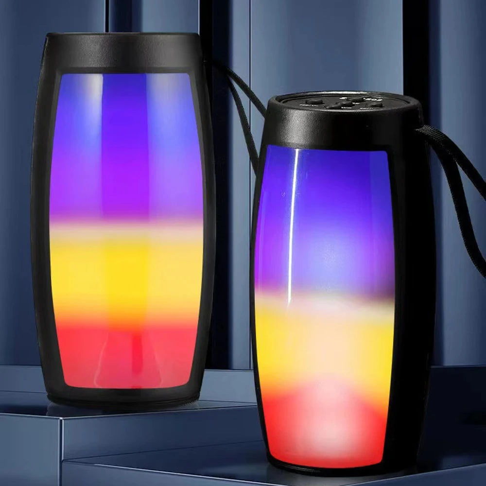 Bluetooth Wireless Portable Speaker – Powerful Subwoofer, Bass, LED Lights & Car Audio