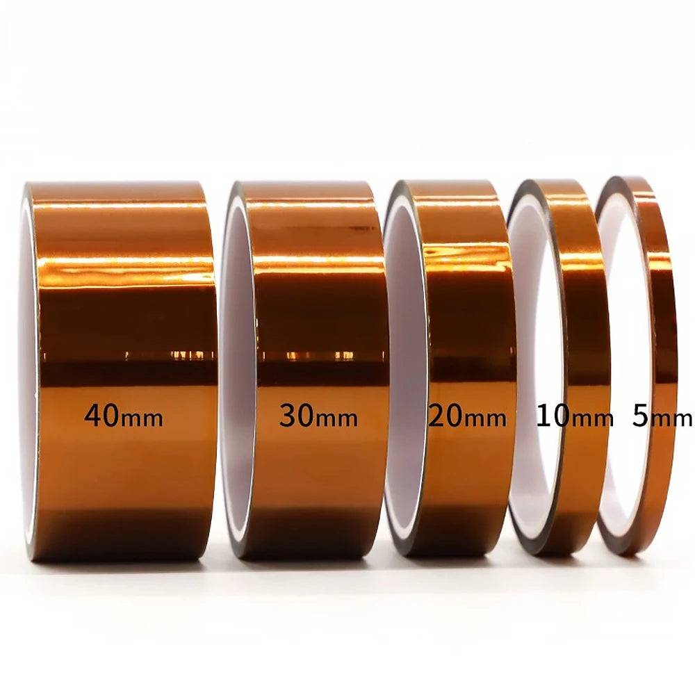 Polyimide Heat Resistant Tape – Gold Finger PCB & Battery Insulation | 33M