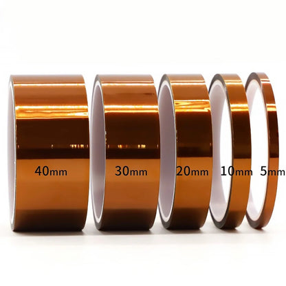 Polyimide Heat Resistant Tape – Gold Finger PCB & Battery Insulation | 33M