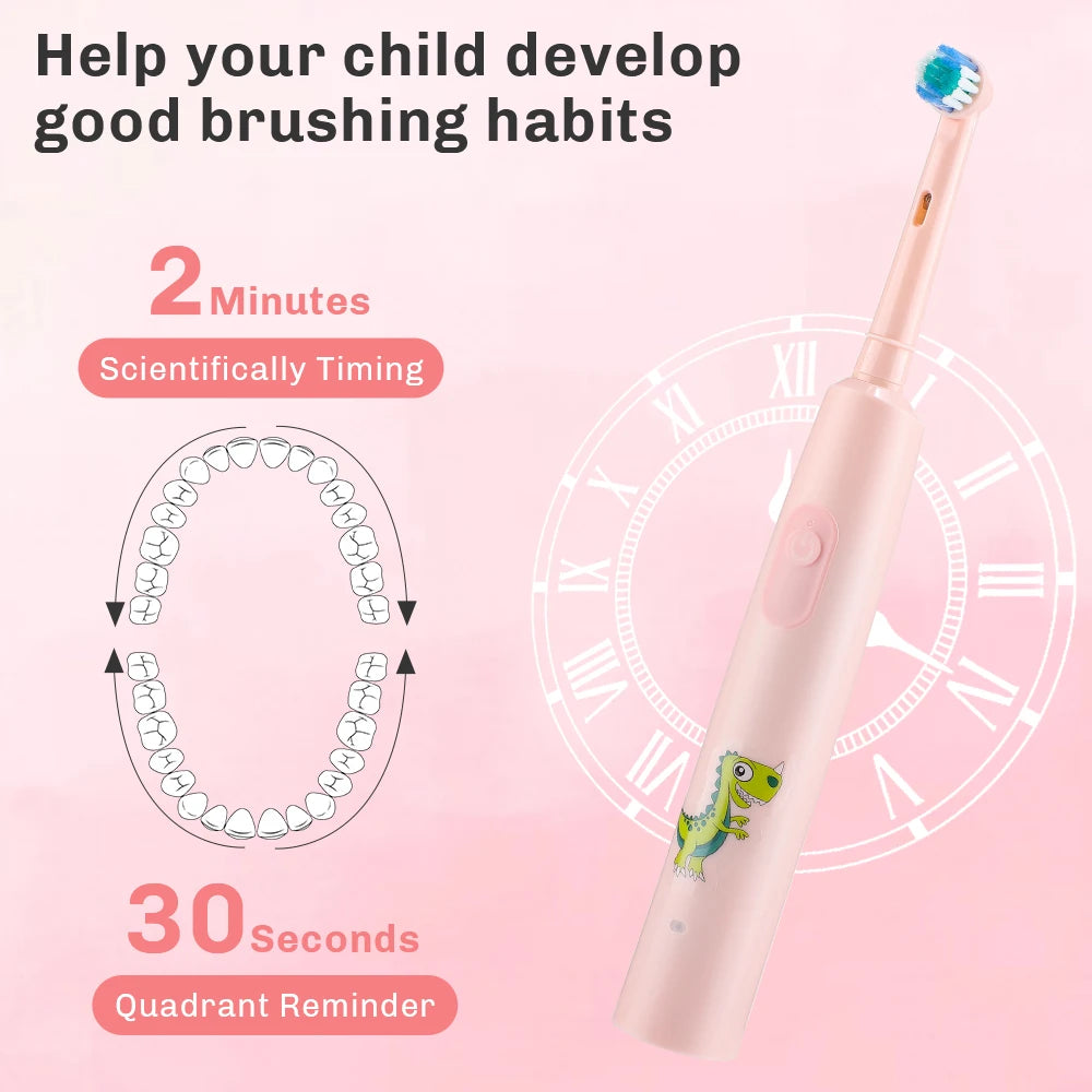 Sonic Electric Toothbrush – 5 Modes, 4 Replaceable Heads, Timer, Waterproof, Rechargeable Adult