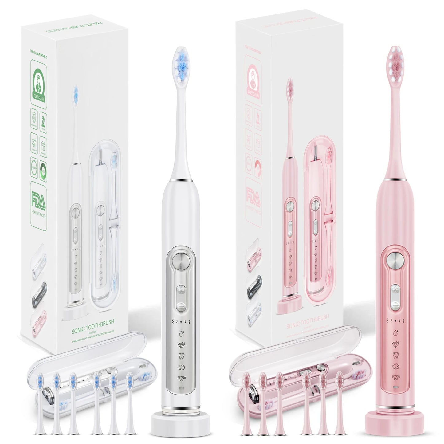 SUBORT S7 Sonic Electric Toothbrush | Smart Timer | IPX7 | Adult & Kids