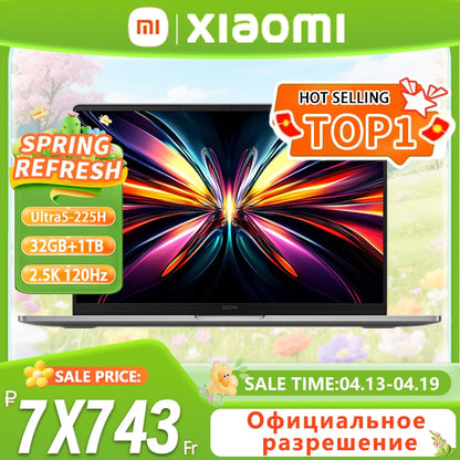 Xiaomi Redmi Book Pro 16 2025 – Core Ultra5-225H, 32GB DDR5, 1TB SSD, 2.5K 120Hz