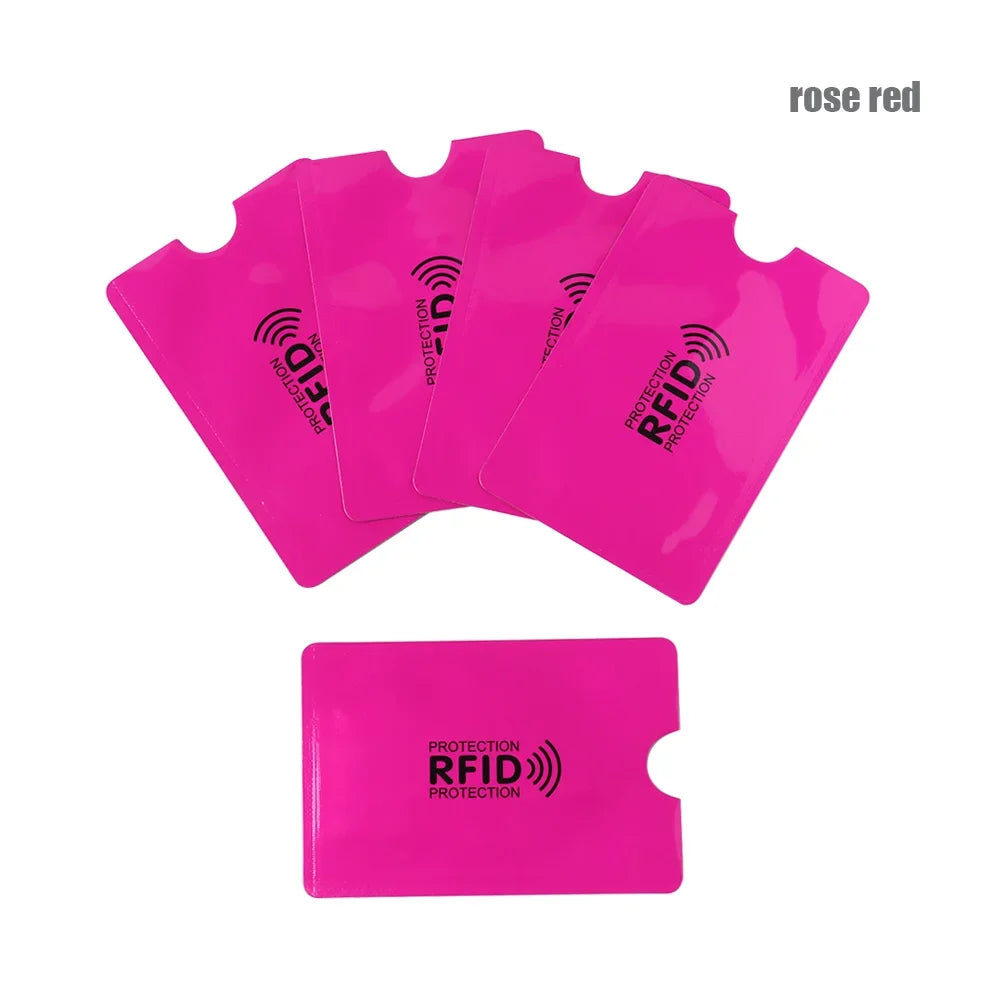 RFID Blocking Card Sleeve Protectors – 5 Pack