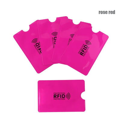 RFID Blocking Card Sleeve Protectors – 5 Pack