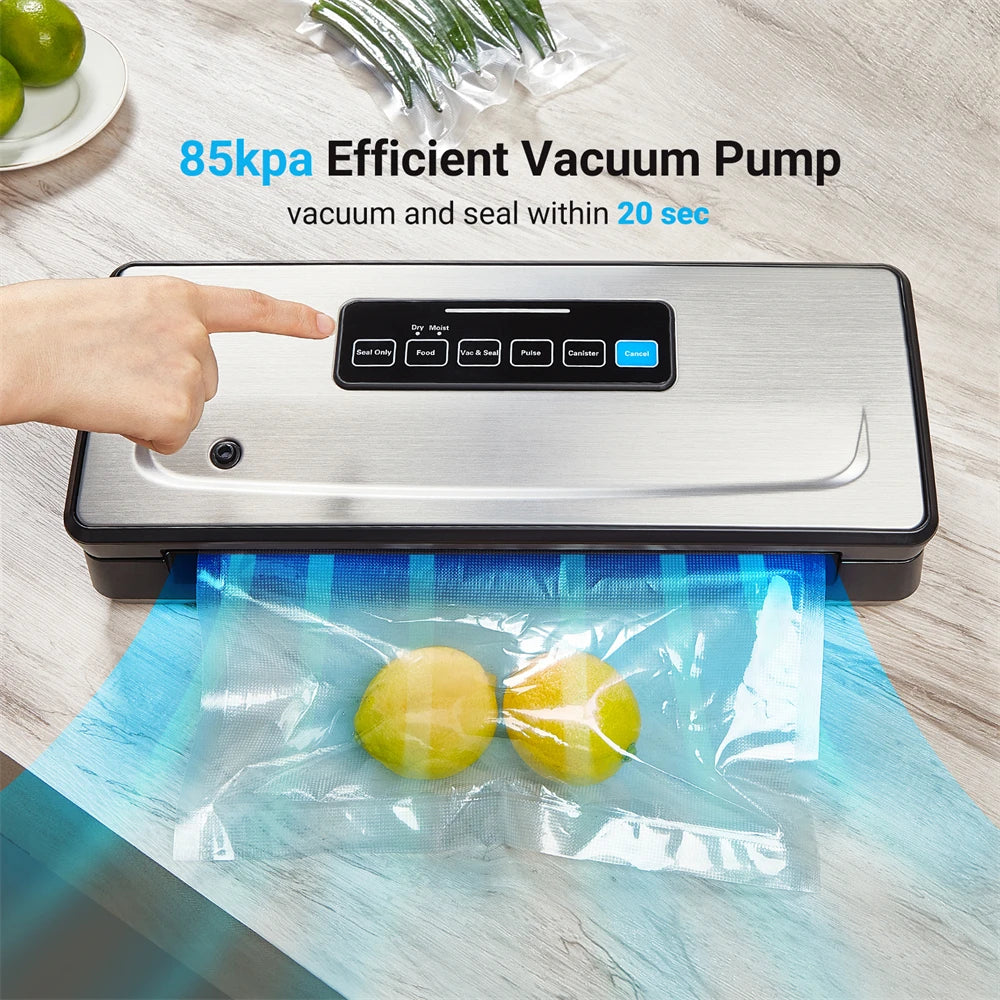 INKBIRD INK-VS02 Vacuum Sealer – Dry/Moist/Pulse/Canister Modes
