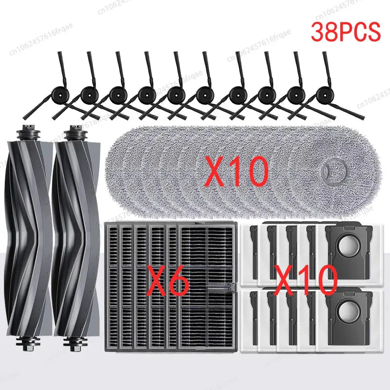 MOVA P50 Pro Ultra / P50 Ultra Robot Vacuum Replacement Parts | Brush, Mop, HEPA Filter, Dust Bag