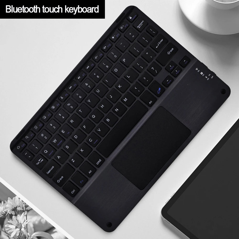 Touchpad Bluetooth Wireless Keyboard – For iPad, iPhone, Android, Windows PC & Laptop