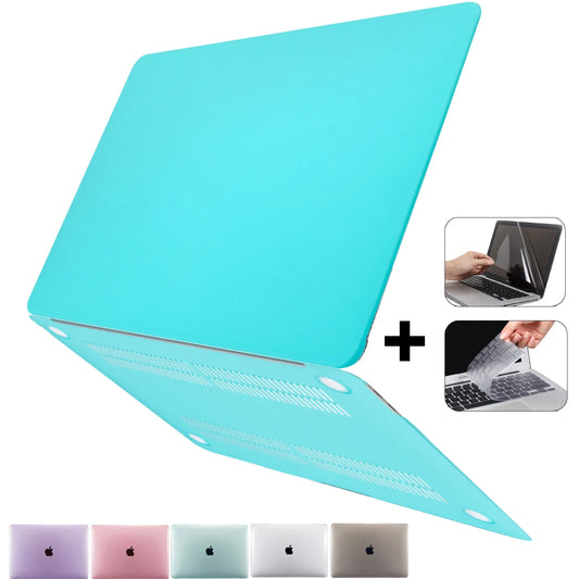 MacBook Laptop Case 2025 M4 – Air 13/15, Pro 13/14, M1-M5