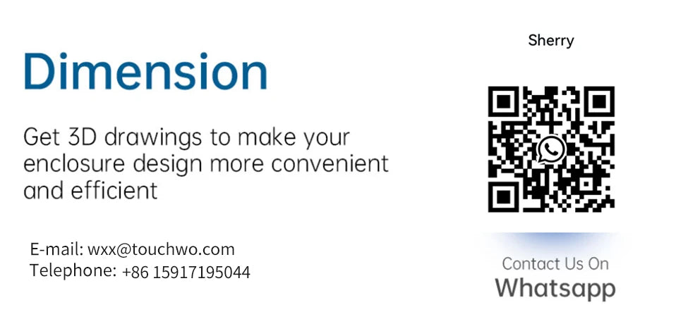 R.E.D. Shopping TouchWo 15.6-23.8 inch wall mount touchscreen AIO kiosk for self-service checkout and payment terminal.