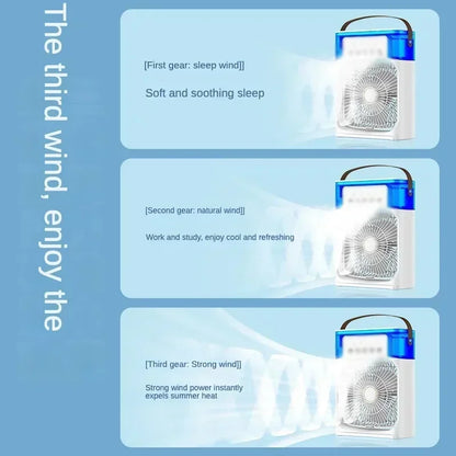 Xiaomi MIJIA Mini USB Air Cooler Fan | Humidifier | Water Mist Spray | LED Night Light