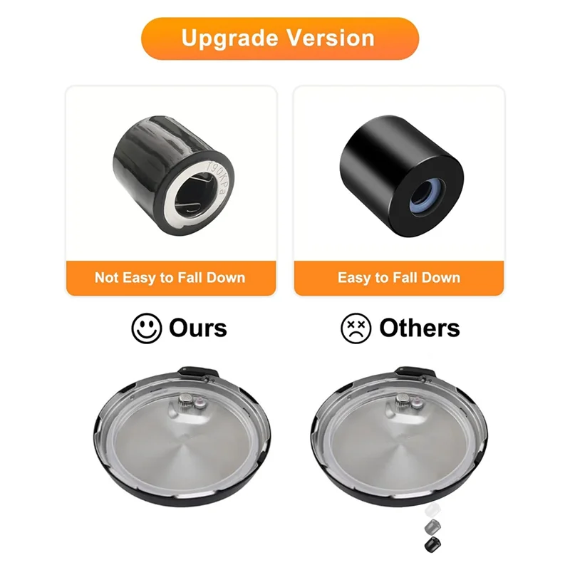 R.E.D. Shopping Instant Pot steam release valve handle replacement for Ultra and Duo models, compatible with 3, 5, and 6 Qt pressure cookers.