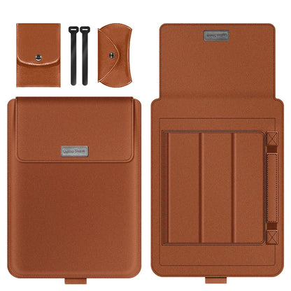 Laptop Sleeve Bag for MacBook Air 13 M4/M3/M2/M1, Pro 13/14/16, Huawei, ASUS, Dell – 11–16", PU Leather