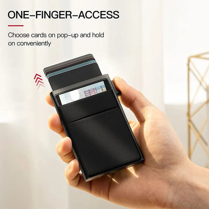 RFID Blocking Slim Metal Card Holder Wallet