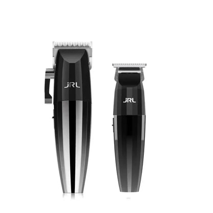 JRL 2020C Professional Hair Clipper & 2020T Trimmer – Cool Blade Technology, LCD Display, Rechargeable | Barber Set