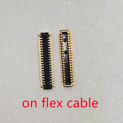 10-pack of LCD display FPC connectors for OPPO A15, A15S, Realme C11, C12, C15, Narzo 20/30, electronic component.