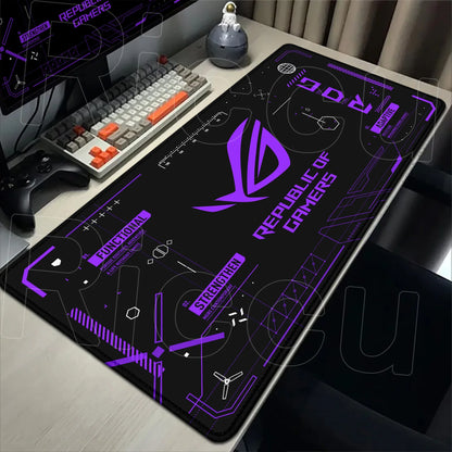 Riccu XXL Anime Gaming Mouse Pad — HD Print, Stitched Edges, Multiple Sizes