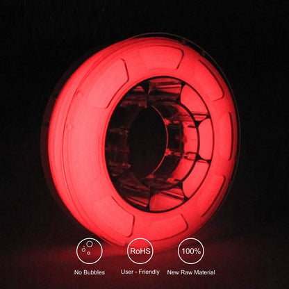 Glow-in-the-Dark PLA Filament – Luminous Purple, Green, Blue & Rainbow, 1.75mm for 3D Printers