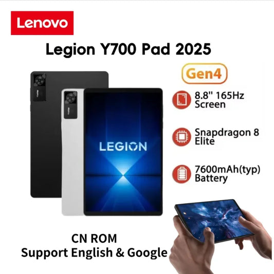 Lenovo Legion Y700 2025 – 8.8" 165Hz Gaming Tablet, Snapdragon 8 Elite, 7600mAh