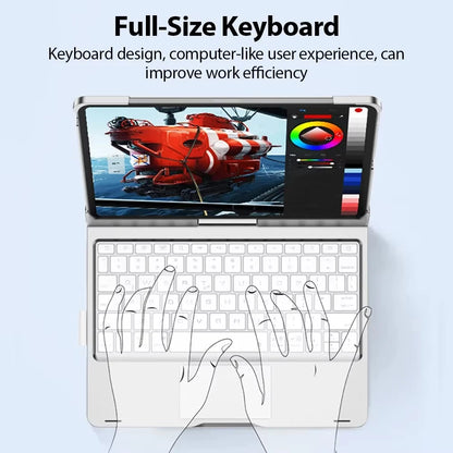 Magic Keyboard Case for iPad – Air 11/13, Pro 11/12.9, iPad 10th/7th-9th Gen, Backlit